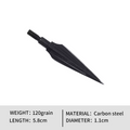 120 grain 2-groove fixed broadhead arrowhead by ukarrowheads, showing sharp blades and detailed design for hunting or archery.
